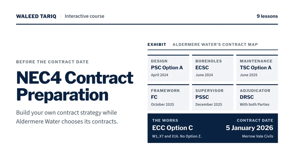 NEC4 Contract Preparation